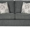 Benchcraft® Agleno Charcoal Loveseat -Furniture Store f067091c 8516 4da9 ad9c a5fe0d77de6b