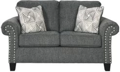 Benchcraft® Agleno Charcoal Loveseat