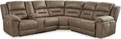 Signature Design By Ashley® Ravenel 3-Piece Fossil Power Reclining Sectional