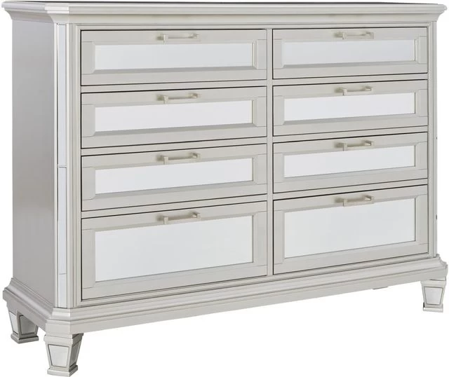 Signature Design By Ashley® Lindenfield Silver Dresser 3 Signature Design By Ashley® Lindenfield Silver Dresser