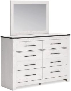 Signature Design By Ashley® Schoenberg White Dresser And Mirror