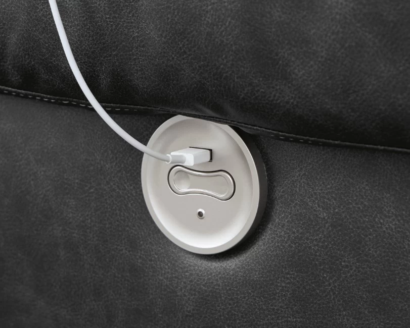 Signature Design By Ashley® Axtellton Carbon Power Reclining Sofa 7 Signature Design By Ashley® Axtellton Carbon Power Reclining Sofa - Image 5