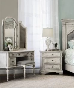 Steve Silver Co. Highland Park Cathedral White Vanity Desk 9 Steve Silver Co. Highland Park Cathedral White Vanity Desk -Furniture Store f8325bf5 9995 49f0 8a89 c3af3b495f7b