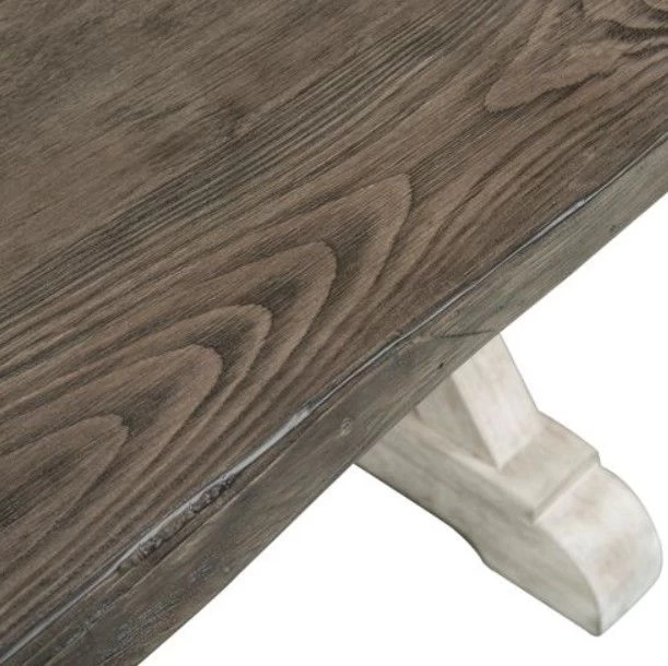 Liberty Willowrun Weathered Gray Trestle Table 6 Liberty Willowrun Weathered Gray Trestle Table - Image 4