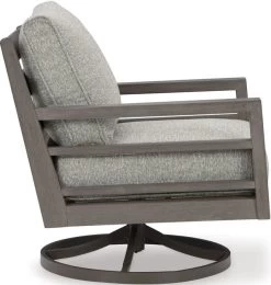Signature Design By Ashley® Hillside Barn Gray/Brown Outdoor Swivel Lounge With Cushion 10 Signature Design By Ashley® Hillside Barn Gray/Brown Outdoor Swivel Lounge With Cushion -Furniture Store fa4cbf42 9393 4b01 a9af af24df08ad80