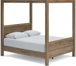 Signature Design By Ashley® Aprilyn Honey Queen Canopy Bed