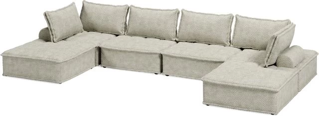 Signature Design By Ashley® Bales 6-Piece Taupe Modular Seating 3 Signature Design By Ashley® Bales 6-Piece Taupe Modular Seating