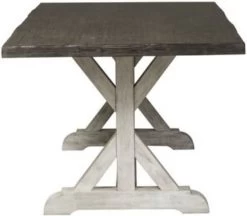 Liberty Willowrun Weathered Gray Trestle Table 9 Liberty Willowrun Weathered Gray Trestle Table -Furniture Store fb09ef1e 21de 42ba 9821 a5dcec13854e