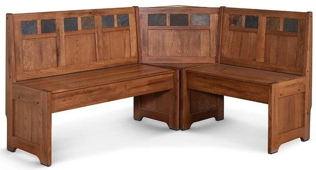 Sunny Designs™ Sedona Long Bench With Corner Back 3 Sunny Designs™ Sedona Long Bench With Corner Back