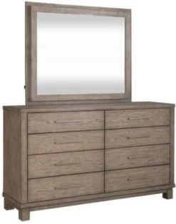 Liberty Canyon Road Burnished Beige Dresser With Mirror