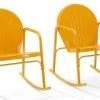 Crosley Furniture® Griffith 2-Piece Tangerine Gloss Outdoor Metal Rocking Chair Set -Furniture Store fcfcbc2d bfe9 4ecd 82e9 d1e0453a701d