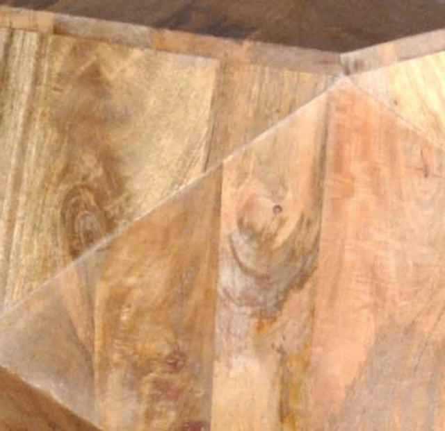 Crestview Collection Pleasant Hill Brown Hexagon Cocktail Table 4 Crestview Collection Pleasant Hill Brown Hexagon Cocktail Table - Image 2