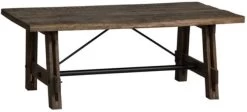 Crestview Collection Walden Dark Brown Cocktail Table