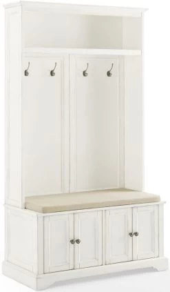 Crosley Furniture® Holbrook Distressed White Hall Tree