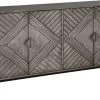 Signature Design By Ashley® Treybrook Distress Grey Accent Cabinet